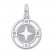 Compass Charm Sterling Silver