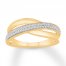 Diamond Ring 1/5 ct tw Round-cut 10K Yellow Gold