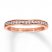 Diamond Wedding Band 1/5 ct tw Round-cut 14K Rose Gold