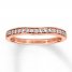 Diamond Wedding Band 1/5 ct tw Round-cut 14K Rose Gold