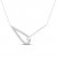 Love + Be Loved Diamond Necklace 1/3 ct tw Sterling Silver 18"