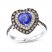 Le Vian Tanzanite Heart Ring 3/4 ct tw Diamonds 14K Vanilla Gold