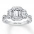 Neil Lane Engagement Ring 1-1/2 ct tw Diamonds 14K White Gold