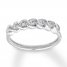 Diamond Anniversary Band 1/4 ct tw Round-cut 10K White Gold