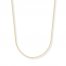 Cable Chain Necklace 14K Yellow Gold 20" Length