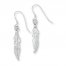 Feather Earrings Sterling Silver