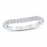 First Light Diamond Wedding Band 1/4 ct tw 14K White Gold