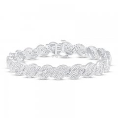 Diamond Fashion Bracelet 1/2 ct tw Sterling Silver