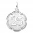 25 Charm Sterling Silver