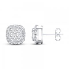 Lab-Created Diamonds by KAY Earrings 1 ct tw 14K White Gold