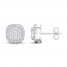 Lab-Created Diamonds by KAY Earrings 1 ct tw 14K White Gold