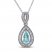 Le Vian Couture Tourmaline Necklace 1/3 ct tw Diamonds 18K Vanilla Gold 18"