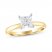 Diamond Solitaire Engagement Ring 1 ct tw Princess-cut 14K Yellow Gold