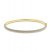 Glitter Flexible Bangle Bracelet 14K Yellow Gold