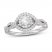 Neil Lane Diamond Engagement Ring 3/4 ct tw Round-cut 14K White Gold