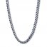 Men's Foxtail Chain Necklace Stainless Steel 18"