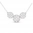 Lab-Created Diamonds by KAY Necklace 1 ct tw 14K White Gold 18"