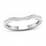 Diamond Wedding Band 1/20 ct tw Round-cut 10K White Gold