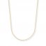 Cable Chain Necklace 14K Yellow Gold 18" Length