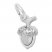 Acorn Charm Sterling Silver