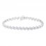 Diamond Bracelet 1 ct tw 10K White Gold 7"