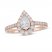 Neil Lane Diamond Engagement Ring 1 ct tw Pear/Round 14K Rose Gold