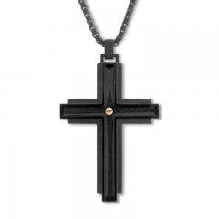 Men's Stainless Steel Cross Necklace