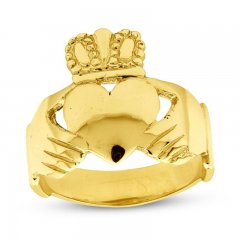 Claddagh Ring 14K Yellow Gold