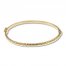 Italian Diamond Cut Bangle 14K Yellow Gold