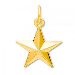 Star Charm 14K Yellow Gold