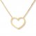 Heart Necklace 14K Yellow Gold