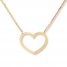 Heart Necklace 14K Yellow Gold