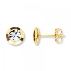 Stud Earrings 10K Yellow Gold