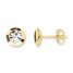 Stud Earrings 10K Yellow Gold