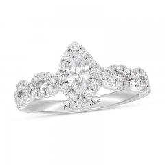 Neil Lane Diamond Engagement Ring 7/8 ct tw 14K White Gold