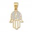 Hamsa Charm 10K Yellow Gold