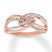 Diamond Ring 1/8 ct tw Round-cut 10K Rose Gold