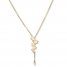 Star Lariat Necklace 14K Yellow Gold