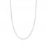 18" Singapore Chain 14K White Gold Appx. 1.5mm