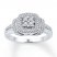 Diamond Ring 1/4 ct tw Round-cut Sterling Silver