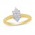 Diamond Ring 1/4 ct tw 10K Two-tone Gold