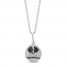 Disney Treasures Nightmare Before Christmas Diamond Necklace 1/6 ct tw Sterling Silver 17"