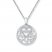 Diamond Mom Necklace 1/10 ct tw Round-cut Sterling Silver