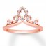 Diamond Enhancer Ring 1/6 ct tw Round-cut 14K Rose Gold