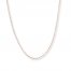 Singapore Chain Necklace 14K Two-Tone Gold 16.25" Length