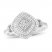 Diamond Ring 1/4 ct tw Round-cut Sterling Silver