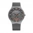 BERING Men's 33441-377 Classic Multifunction Grey Mesh Strap Watch