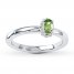 Stackable Ring Peridot Sterling Silver