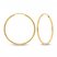 Continuous Hoop Earrings 14K Yellow Gold 30mm