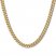 Men's Cuban Link Hollow Chain 10K Yellow Gold 22"